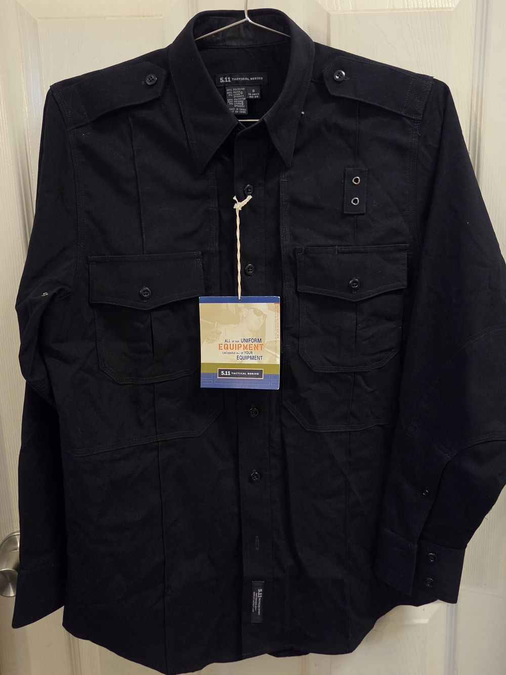 5.11 Small REG MENS CLASS B L/S SHIRT 750 MIDNIGHT NAVY 42156